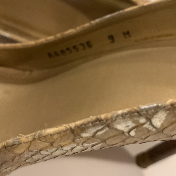 Stuart Weitzman Snakeskin Stilettos Size 9 - Picture 5 of 7